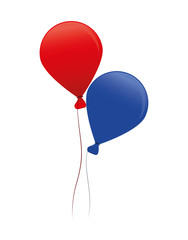 balloon icon. Decoration design. vector graphic