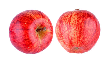 red apple isolated on white background