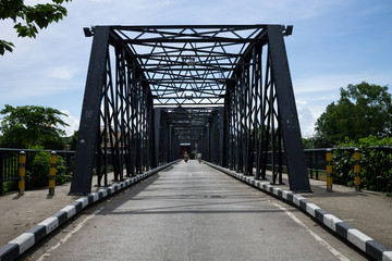 Fototapeta premium Iron Bridge at Chiang Mai