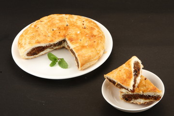 Plate of  Pastry-Coconut & Tutti Fruity Stuffed Bread ,