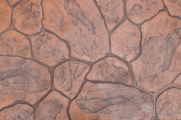 Concrete floor pattern