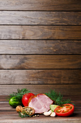 Piece of smoked meat