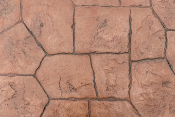 Concrete floor pattern