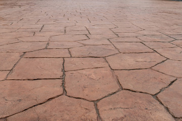 Concrete floor pattern