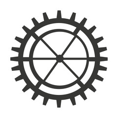 Obraz premium gear machine style isolated icon design