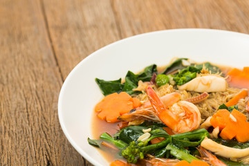 LAD NA, A Thai cuisine noodle with gravy sauce