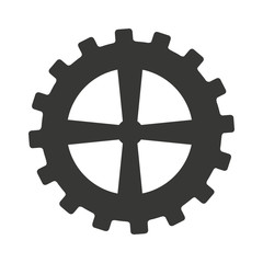 gear machine style  isolated icon design