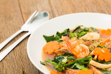 LAD NA, A Thai cuisine noodle with gravy sauce