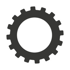 gear machine style  isolated icon design