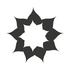 flower garden  isolated icon design