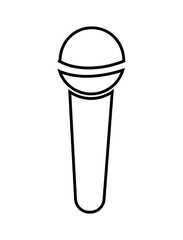 microphone isolated icon design