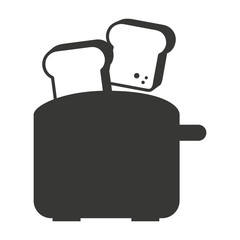 electric toaster isolated icon design