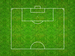 Half of football field or soccer field pattern and texture for create soccer tactic. © Lifestyle Graphic