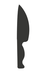 knife silhouette isolated icon design