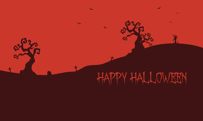 Happy Halloween red backgrounds
