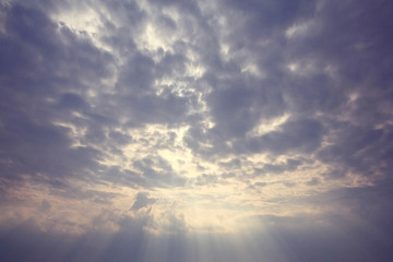 Obraz premium gloomy gray sky texture cloud