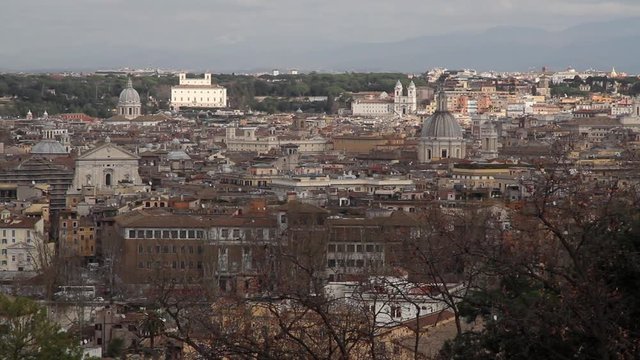 Roma, dal Gianicolo, timelapse