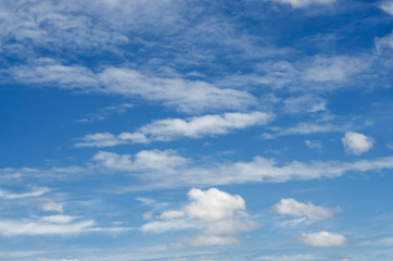 Clouds with blue sky