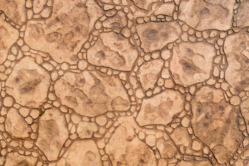 Concrete floor pattern