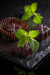 Chocolate praline candy