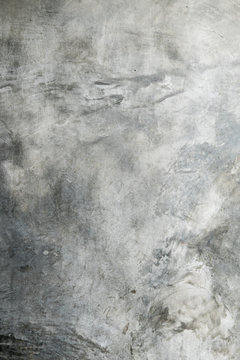 Polished grey new concrete texture