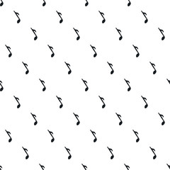 Seamless pattern with music notes