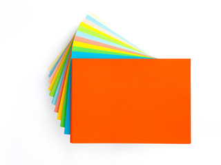 Stack of color paper