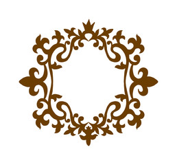 Business sign monogram logo and badge emblem line vector illustration. Emblem monogram luxury badge logo template flourishes calligraphic elegant ornament lines vector.