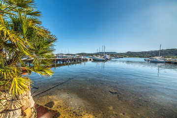detail of Cannigione harbor