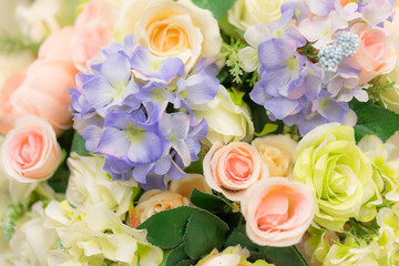 Bouquet of roses background