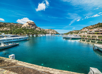 Fototapeta premium boats in Poltu Quatu