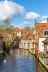 Bruges, houses and canals