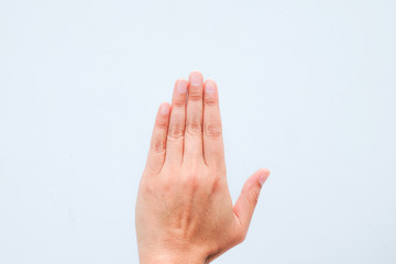 hand five finger