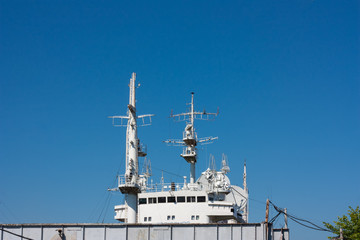 The ship of space communication "Cosmonaut Viktor Patsaev"