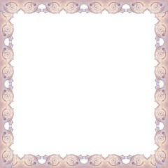 Tracery, decorative ornament. Acrylic