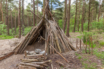 improvoised shelter