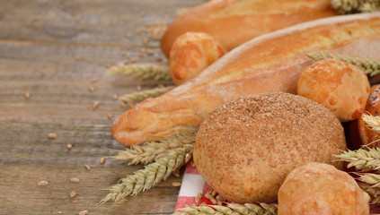 Bread and wheat