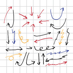 Obraz premium Arrow Marker set