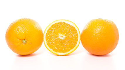 orange isolated on white