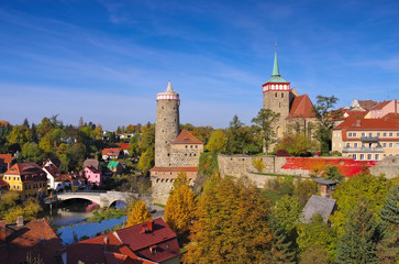 Obraz premium Bautzen in der Oberlausitz - town Bautzen in Upper Lusatia