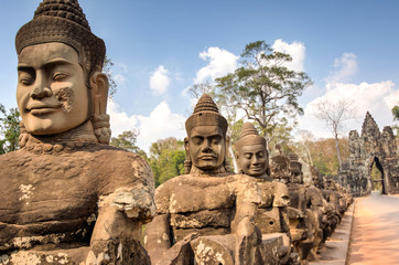 Angkor South Gate Wat temple, Siem Reap, Cambodia