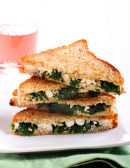  grilled wholemeal sandwiches