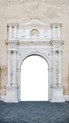 Obraz premium Marble portal in Gothic-Renaissance style suitable as frame or b
