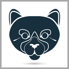 Cougar iicon on the background