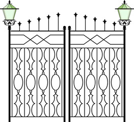 Wrought Iron Gate, Door, Fence, Window, Grill, Railing Design