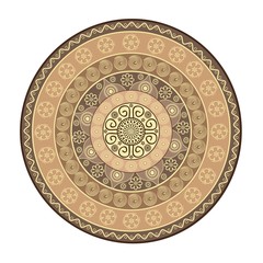 Mandala.  Oriental pattern.