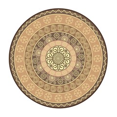 Mandala.  Oriental pattern.
