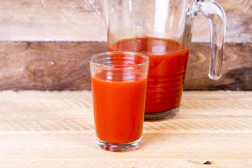 juice from tomatoes