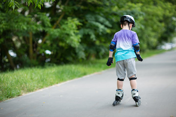 Fototapeta premium roller boy. sport