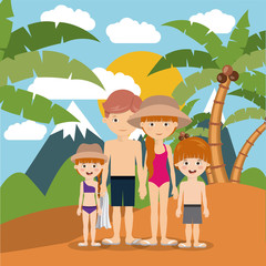 family beach vacation design 
